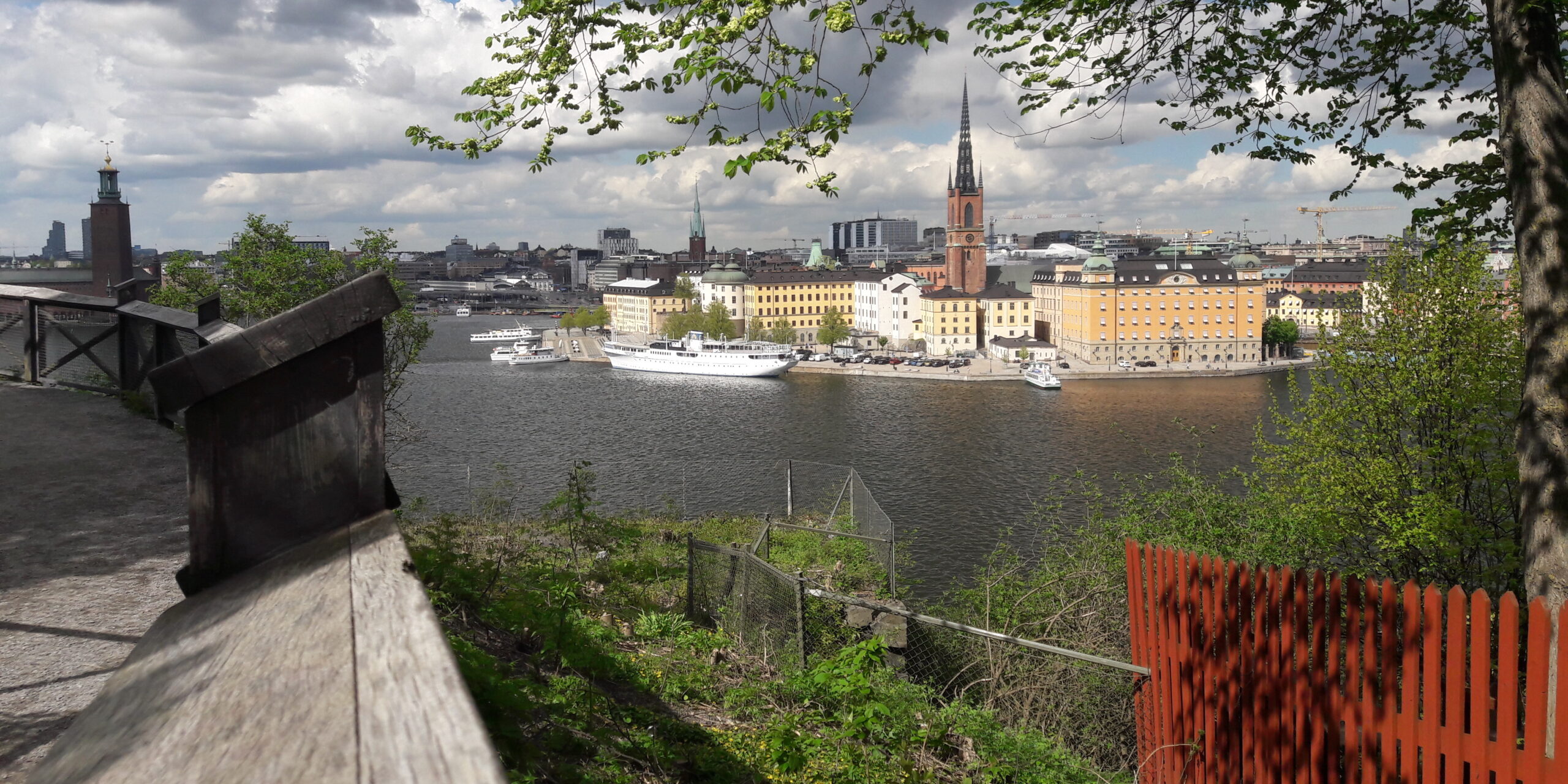 Stockholm, Södermalm, Aussicht von Monteliusvägen nach Riddarholmen und Norrmalm, Expedition Stockholm, Stadtführungen, Stadtführung durch Södermalm